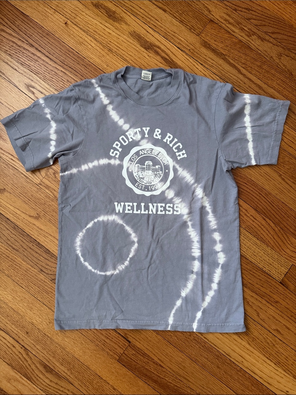 Sporty & Rich Wellness Tie-Dye Logo Tee